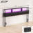 Kulthum Upholstered Headboard with Storage Bags-1151887799-1151887792