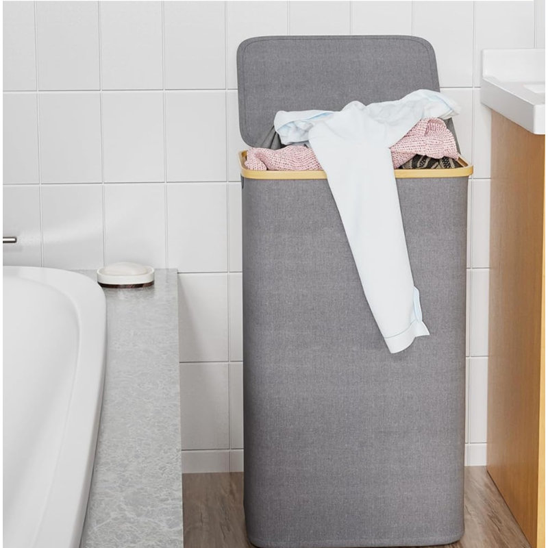 Cabinet Laundry Hamper, Grey