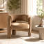 Fauteuil d'appoint demi-tonneau 33 po-1863739512