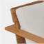 2-Piece Mid-Century Modern Patio Set, Acacia Wood Loveseat & Slatted Coffee Table with Weather-Resistant Cushions