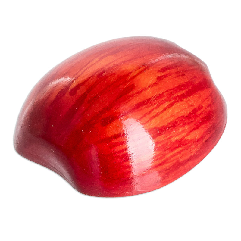 Aimant en bois de pomme guatémaltèque fait à la main The Holiday Aisle®