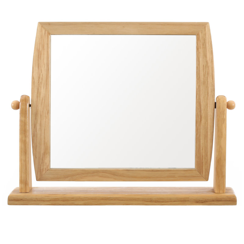 Solid Wood Rectangle Wall Mirror