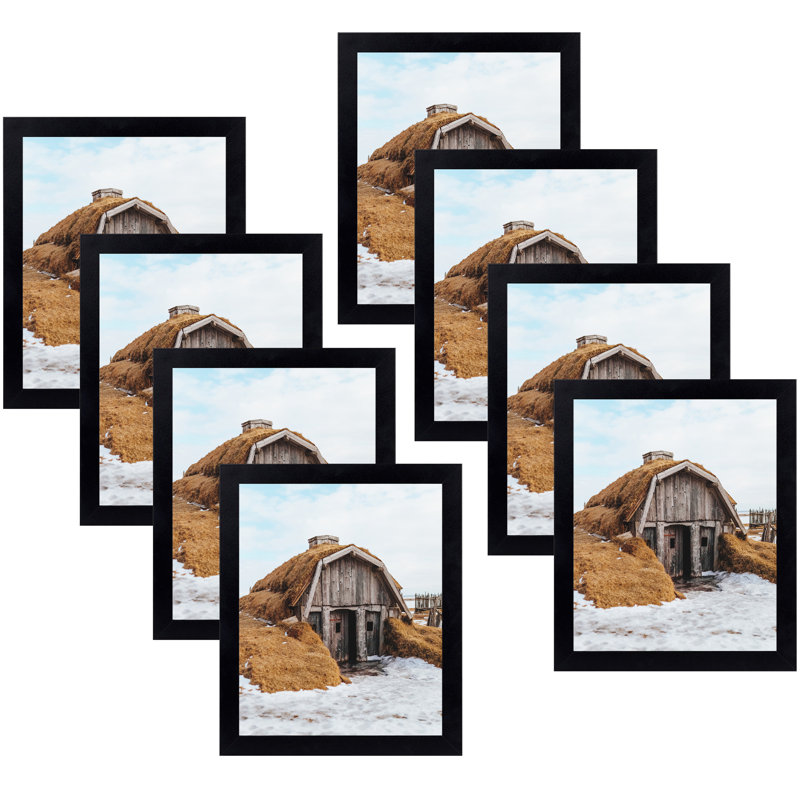 Cadre photo Kempson, 8 po x 10 po, Noir