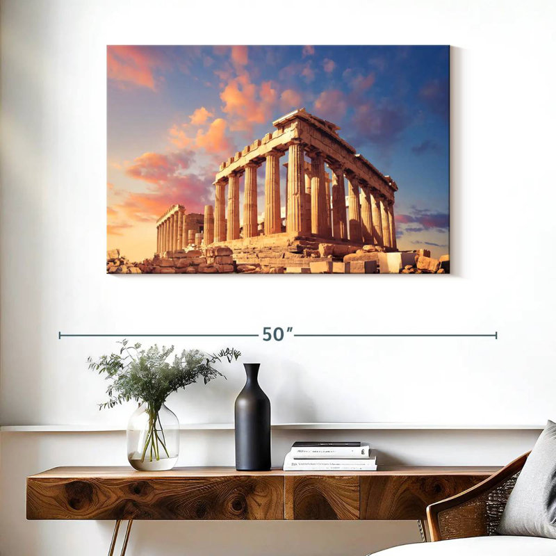 Kavia Ancient Athens Acropolis, 26" H x 39" W