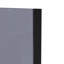 Matte Black Walk In Shower Enclosure Wet Room Grey Glass Screen Pack 1000mm and 760mm Panels