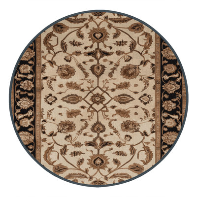 Machine Washable Persian Brown Area Rug