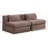 Eilene Chenille Fabric Upholstered Modular Loveseat-1280190932-1278834362