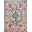 Olaughlin Power Loom Pink/Blue/Ivory Rug-1863756512
