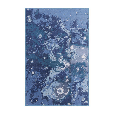 Tapis bleu