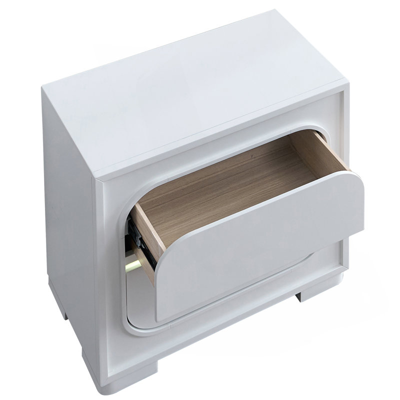 Milan G08590-N NIGHTSTAND , White