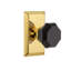 Studio Plate with Waldorf Black Door Knob-1935208732