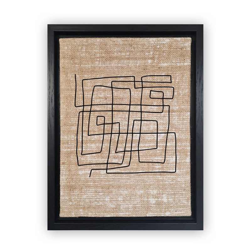 Decorative Canvas Painting, Black