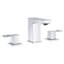Eurocube® Widespread Bathroom Faucet with Drain Assembly