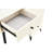 Fluted Makeup Vanity Desk With Round LED Mirror, Glass Top, 4 Drawers, Adjustable Shelves, Modern Dressing Table Set With Stool And Movable Side Table