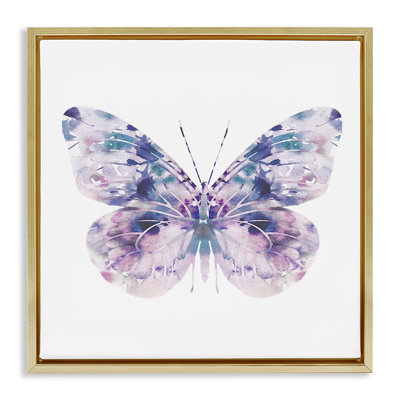Delicate Purple Butterfly Wings