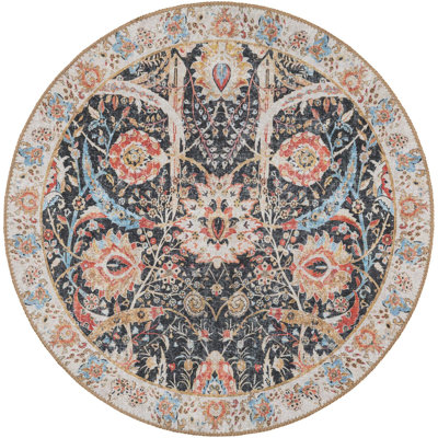 Tapis noir Huguenot