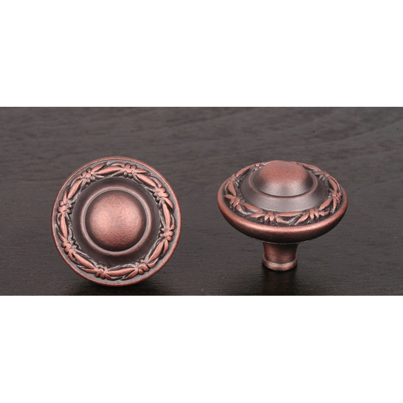 CK Series Mushroom Knob, Distressed Copper, Small