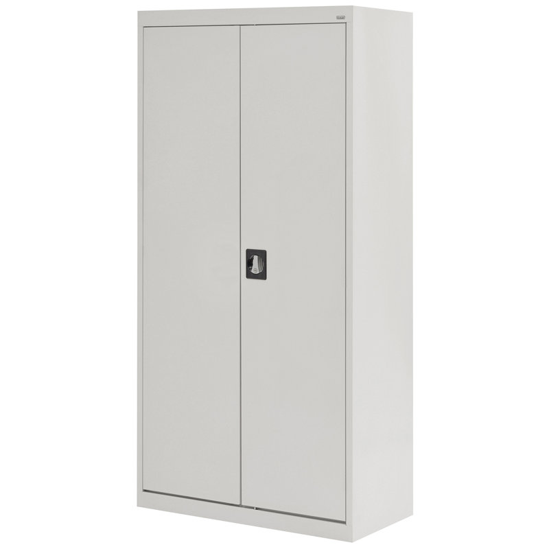 Armoire de rangement à 5 tablettes, Gris tourterelle