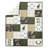 Woodland Camo 4 Piece Crib Bedding Set