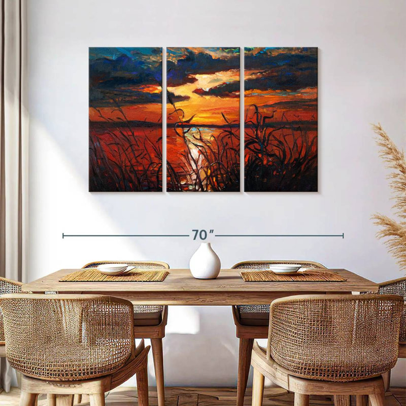 Gillard Dark Sunset, 36" H x 57" W
