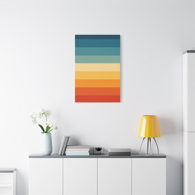 Apel Single Picture Frame Print on Canvas