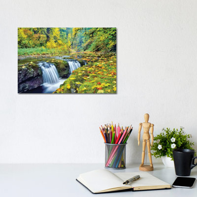 Tiny Falls by Dennis Frates - Wrapped Canvas Print