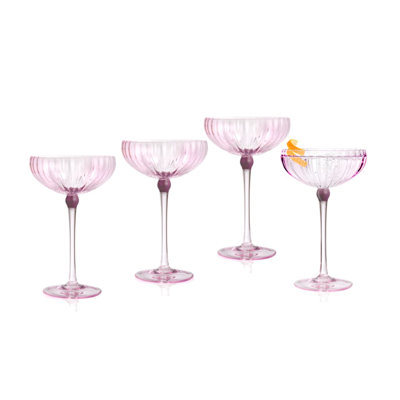 Ensemble de 4 verres coupés Geoghegan