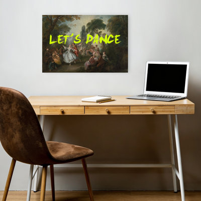 Affiche murale classique, élégante et moderne « Let's Dance Garden Party »