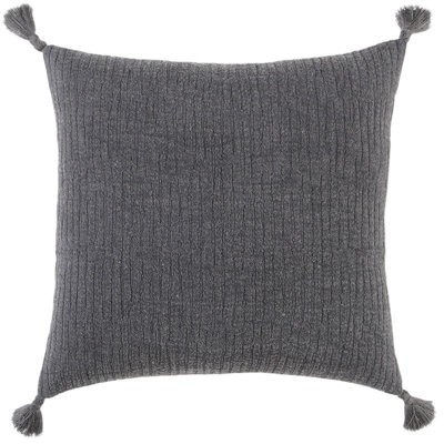 Terracotta Solid Tonal Abstract Throw Pillow