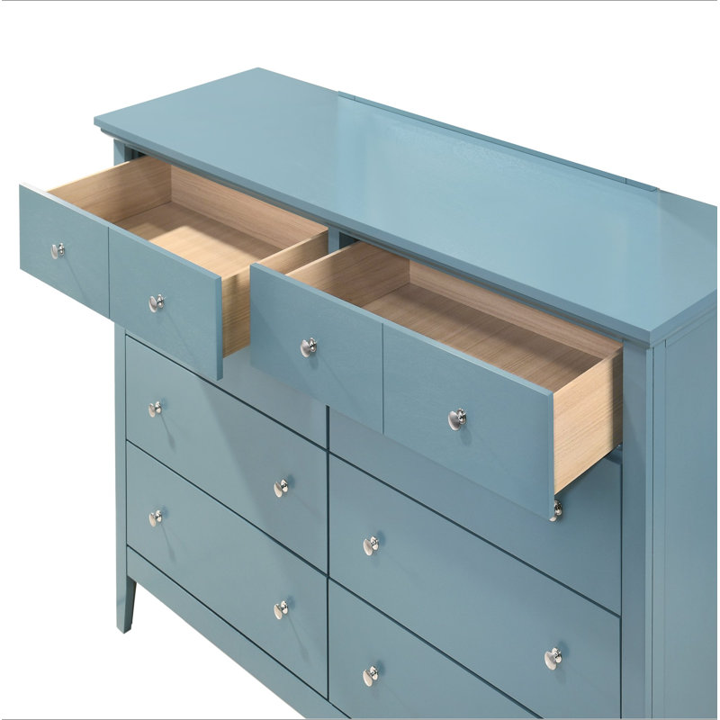 Commode élégante élégante sarcelle pour toute pièce, Sarcelle