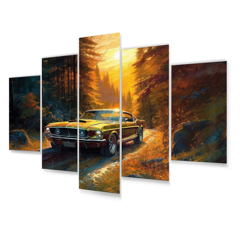 Ensemble de 5 décorations murales