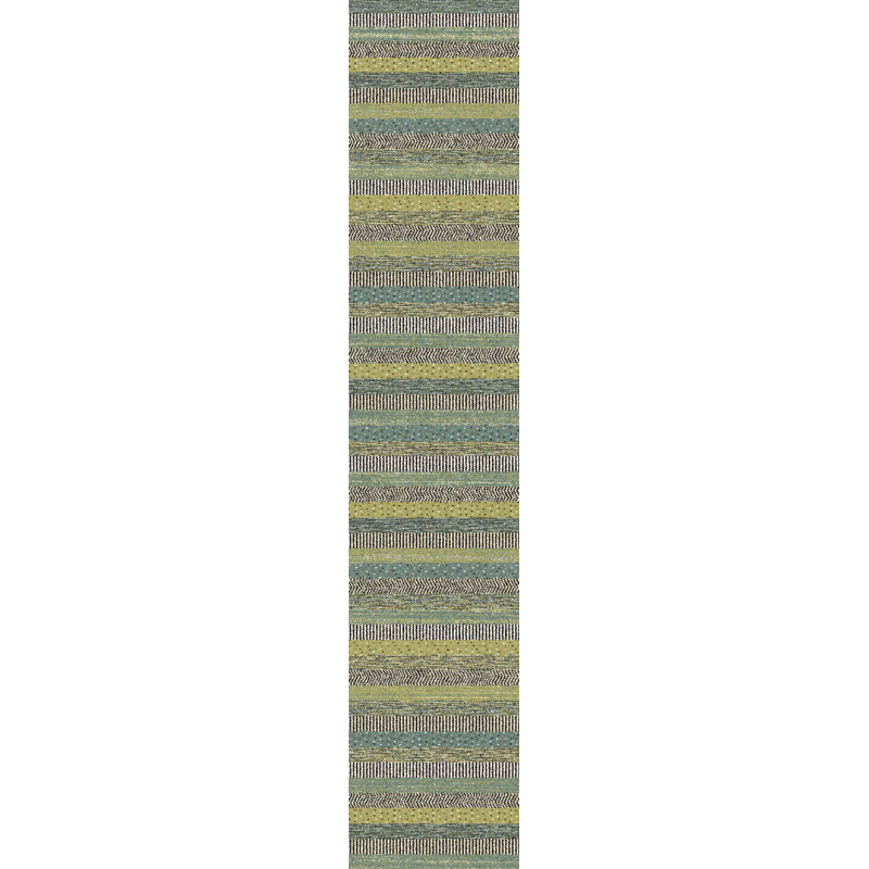 Aghan Striped Area Rug, Runner 80 x 240cm