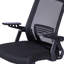 Fauteuil ergonomique en filet noir