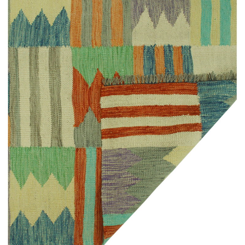 Bozuwa Wool Patchwork Indoor Rug