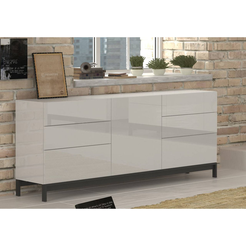 Bidle 170cm Sideboard, White