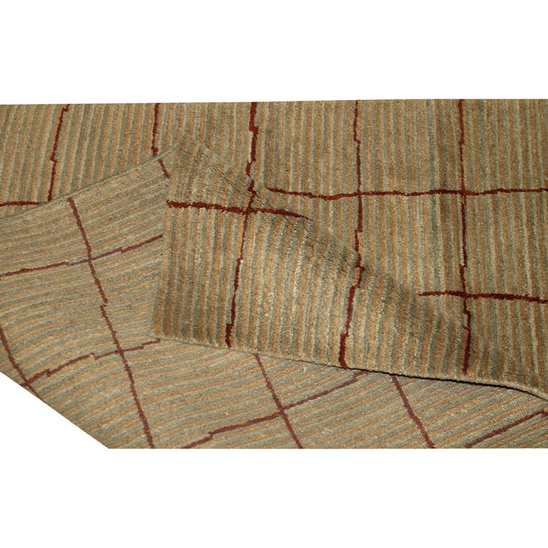 Wool Plaid Area Rug