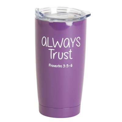 Gobelet Always Trust mauve 20 oz