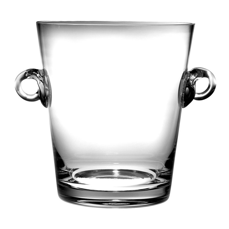 Craignamaddy Glass Ice Bucket, 9.25" H x 10.75" W x 8" D