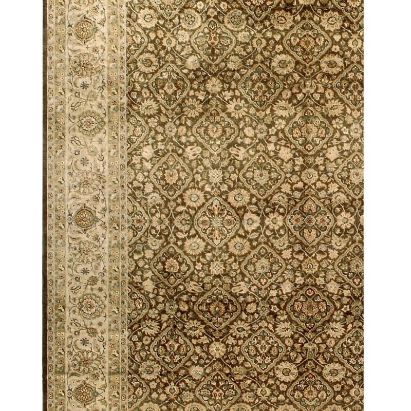 Hand Knotted Wool Oriental Area Rug, Rectangle 8' x 10'