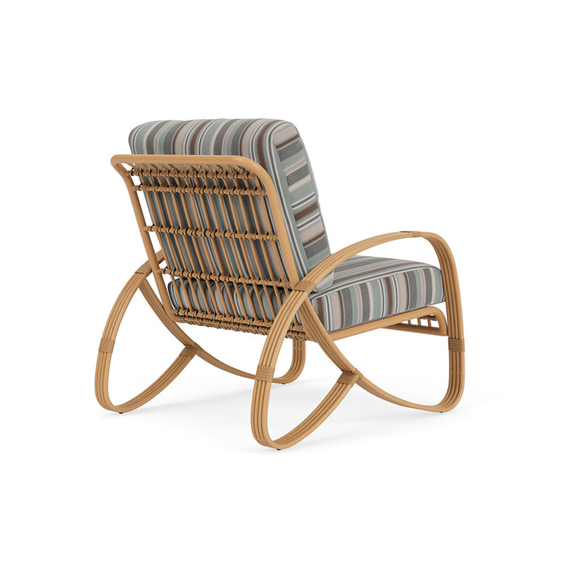 Riviera Outdoor Lounge Chair, Lima Heron