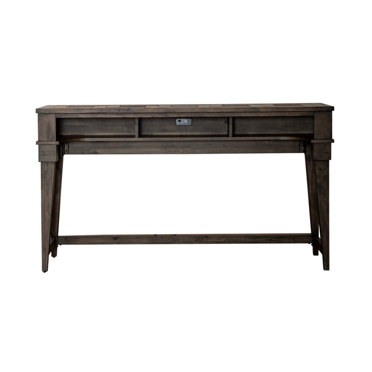 Anvita 65'' Console Table w/ Charging Station