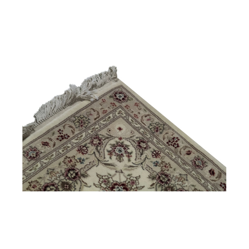 Oriental Area Rug in Ivory/Red/Light Green
