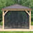 12' x 12' Meridian Mosquito Mesh Kit  Premium Phifer UV-Resistant Mesh with Easy Glide Tracks and Full-Length Zippered Panels