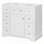 Meuble-lavabo 36 po sans lavabo, base d'armoire seulement, une armoire et six tiroirs