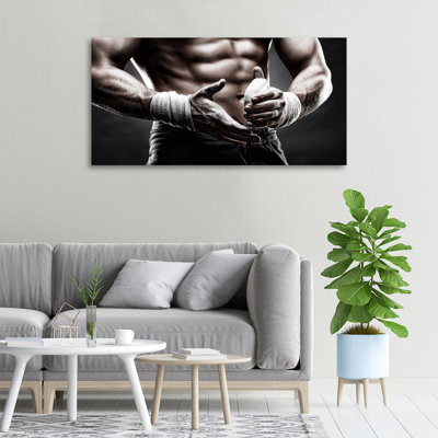 Muscle Building - No Frame Print on Canvas