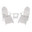 Mountain Bluff Adirondack Chair with Ottoman-414580962
