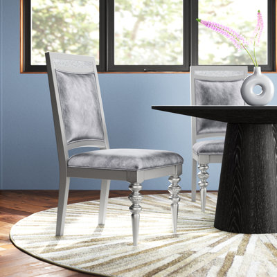 Chaise d'appoint Otto en argent