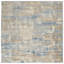Tapis bleu / beige en laine et polyester tissé à la machine Southwestern-628012586