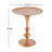 Small Round Gold End Table