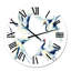 Asian Crane Bird Impression - Horloge murale traditionnelle-60281470